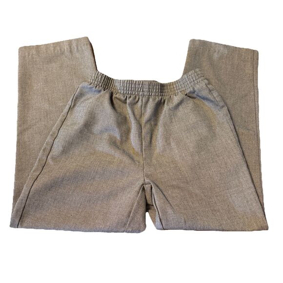 IZOD Boys Light Gray Dress Pants Size 6 Regular Elastic Waist - Picture 1 of 5